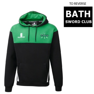 Bath Sword Club Blade Hoody : Black / Emerald / White