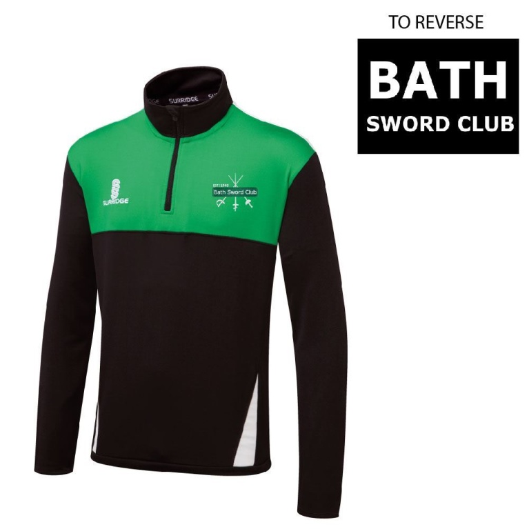 Bath Sword Club Blade Performance Top : Black / Emerald / White