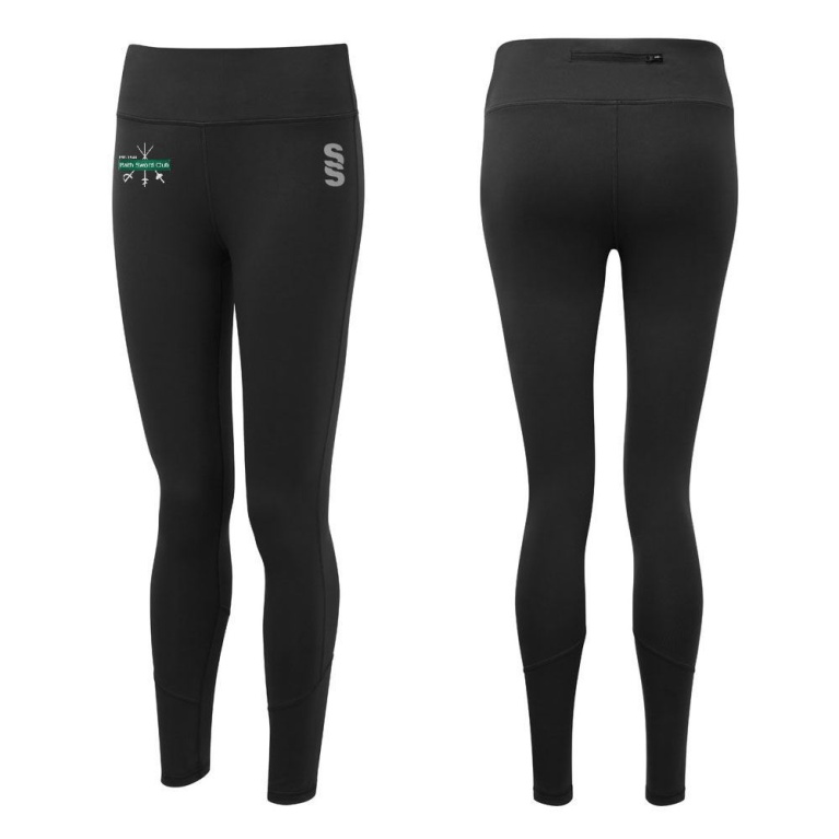 Bath Sword Club Performance Full Length Leggings : Black